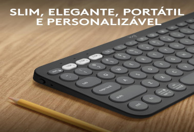 Teclado Sem Fio Logitech Pebble Keys 2 K380s Bluetooth